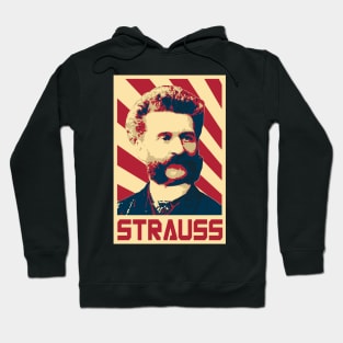 Johann Strauss II Retro Propaganda Hoodie